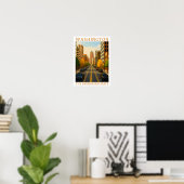 Washington de Immergroene Staat USA Reisbestemming Poster (Thuiskantoor)