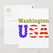 Washington de V.S.! Briefkaart (Voorkant / Achterkant)