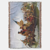 Washington die de Delaware Blanket van de Band van Deken (Voorkant Verticaal)