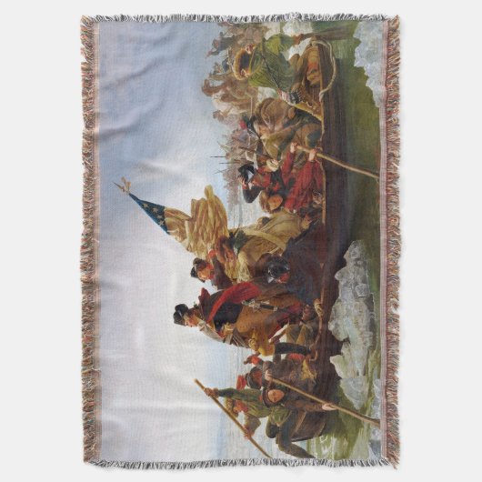 Washington die de Delaware Blanket van de Band van Deken (Voorkant Verticaal)