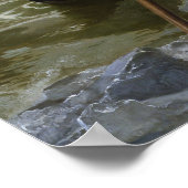 Washington die de Delaware kruist door Emanuel Leu Poster (Hoek)