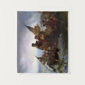 Washington die de Delaware kruist door Emanuel Leu Wandkleed (Voorkant)