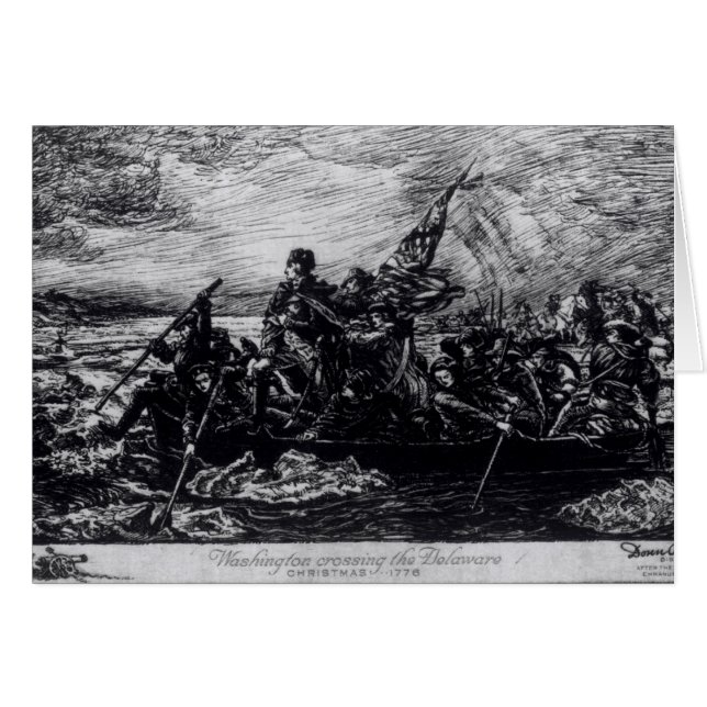 Washington die de Delaware passeert (Voorkant Horizontaal)