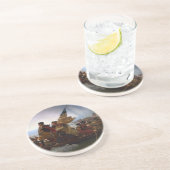 Washington die de Delaware passeert - Amerikaanse  Zandsteen Onderzetter (Zijkant)