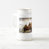 Washington die de Delaware passeert Bierpul (Voorkant links)