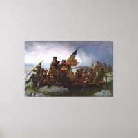 Washington die de Delaware passeert