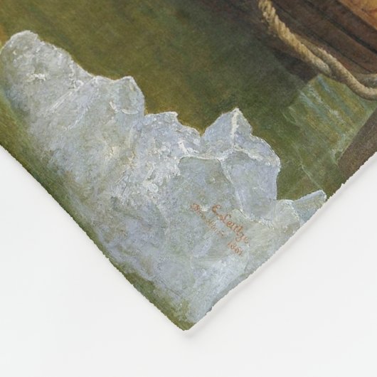 Washington die de Delaware passeert Fleece Deken (Hoek)