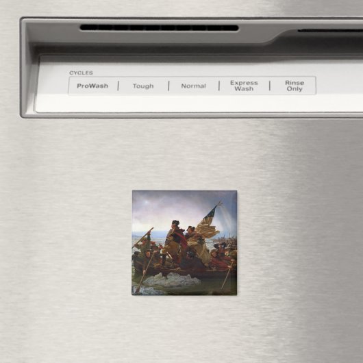 Washington die de Delaware passeert Magneet (Insitu (Vaatwasser))