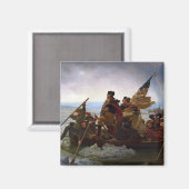 Washington die de Delaware passeert Magneet (Voorkant / Achterkant)