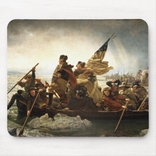 Washington die de Delaware passeert Muismat (Voorkant)
