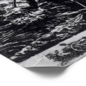 Washington die de Delaware passeert Poster (Hoek)