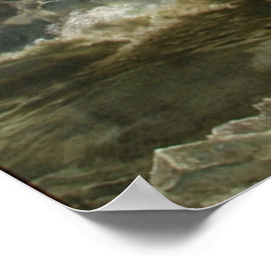 Washington die de Delaware passeert Poster (Hoek)