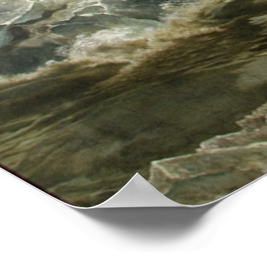 Washington die de Delaware passeert Poster (Hoek)