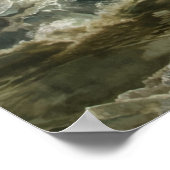 Washington die de Delaware passeert Poster (Hoek)