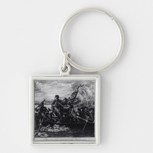 Washington die de Delaware passeert Sleutelhanger (Voorkant)