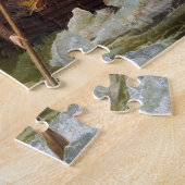 Washington die de Delaware Puzzle passeert Legpuzzel (Zijkant)