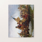 Washington die de Delaware Puzzle passeert Legpuzzel (Verticaal)