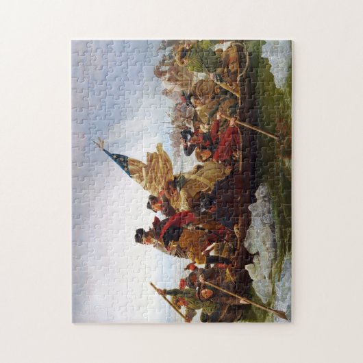 Washington die de Delaware Puzzle passeert Legpuzzel (Verticaal)
