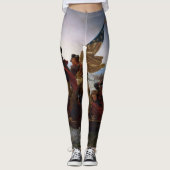 Washington die de Delaware USA kruist Leggings (Voorkant)