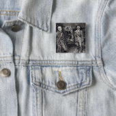 Washington die een dictatuur weigert vierkante button 5,1 cm (In situ)
