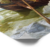 Washington die het Delaware Poster (Klein) kruist (Hoek)