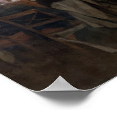 Washington die zijn commissie aftreedt poster (Hoek)