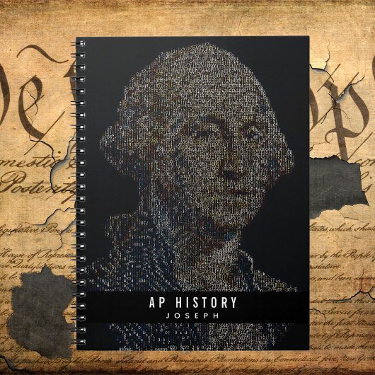 Washington Digital Art Custom terug naar school Notitieboek