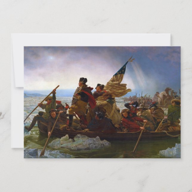 Washington door Emanuel Leutze (Voorkant)