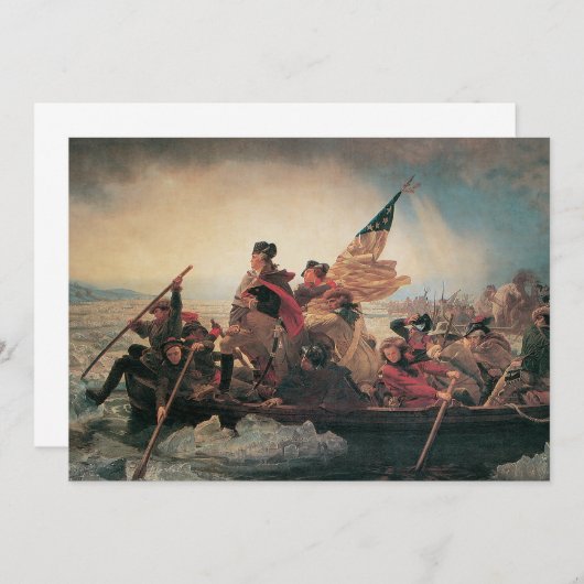 Washington door Emanuel Leutze (Voorkant / Achterkant)