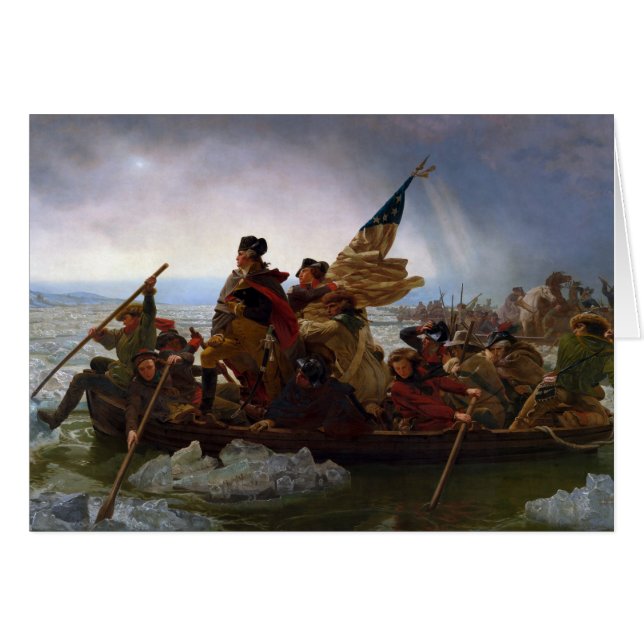 Washington door Emanuel Leutze (Voorkant Horizontaal)