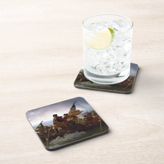 Washington door Emanuel Leutze Bier Onderzetter (Rechterzijde)