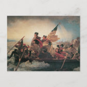 Washington door Emanuel Leutze Briefkaart (Voorkant)