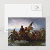 Washington door Emanuel Leutze Briefkaart (Voorkant / Achterkant)