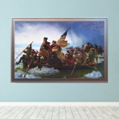 Washington door Emanuel Leutze Canvas Afdruk (Insitu (Houten vloer))