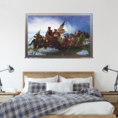 Washington door Emanuel Leutze Canvas Afdruk (Insitu (Slaapkamer))