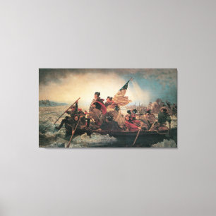 Washington door Emanuel Leutze Canvas Afdruk
