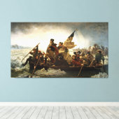 Washington door Emanuel Leutze Canvas Afdruk (Insitu (Houten vloer))