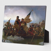 Washington door Emanuel Leutze Fotoplaat (Zijkant)