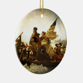 Washington door Emanuel Leutze Keramisch Ornament (Rechts)