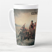 Washington door Emanuel Leutze Latte Mok (Linkerhoek)