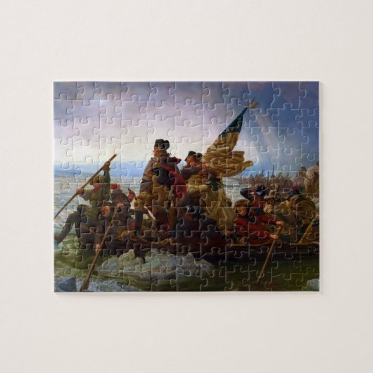 Washington door Emanuel Leutze Legpuzzel (Horizontaal)