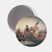 Washington door Emanuel Leutze Magneet (Voorkant / Achterkant)