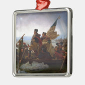 Washington door Emanuel Leutze Metalen Ornament (Links)