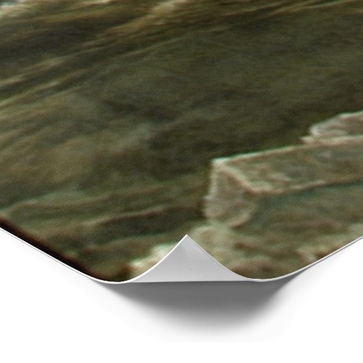 Washington door Emanuel Leutze Poster (Hoek)