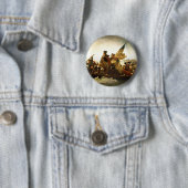 Washington door Emanuel Leutze Ronde Button 5,7 Cm (In situ)