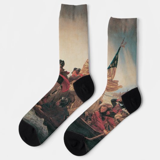 Washington door Emanuel Leutze Sokken (Links)
