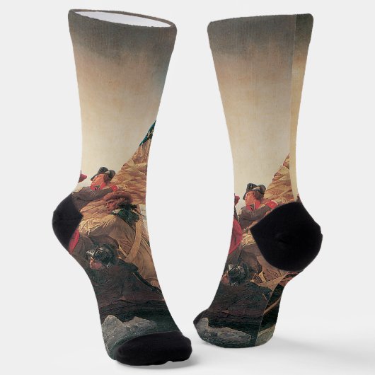 Washington door Emanuel Leutze Sokken (Gebogen)