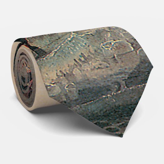 Washington door Emanuel Leutze Stropdas (Opgerold)