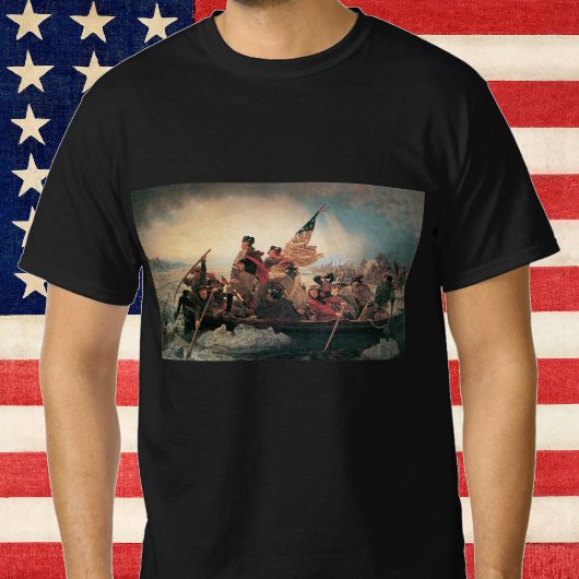 Washington door Emanuel Leutze T-shirt