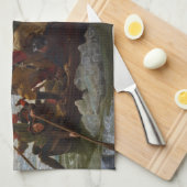 Washington door Emanuel Leutze Theedoek (Quarter Fold)